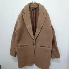 UNIQLO U チェスターコート(L)キャメル オーバーサイズ レディースのサムネイル