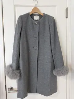 伝説のさえこさんコート♡Début de Fiore グレー ウールコート 38