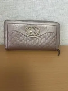 ち*い様 GUCCI ピンク GGパターン 長財布