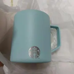 新品*韓国スタバ　ミント　ステンレスマグカップ 414ml