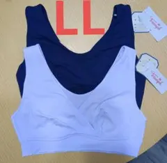 トリンプ　LL　ナイトブラ5220　ハーフトップ　パープル　ネイビー　2枚