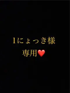 1にょっき様専用ページ
