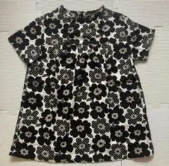 半袖　トップス　キッズ　子供　女の子　花柄　ハンドメイド