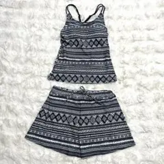 新品❣️エスニック柄 セパレート水着 タンキニ ショートパンツ 2点セット