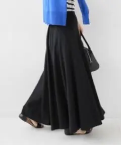 ジャーナルスタンダートrelumeコットンマーメイドイージースカート黒