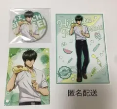 3年Z組銀八先生　土方十四郎　夏の食べ物　缶バッジ　ブロマイド　特典