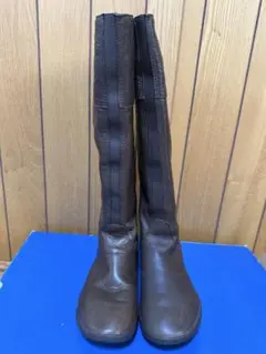 Reebok EASYTONE レザー ロングブーツ ブラウン　箱無し