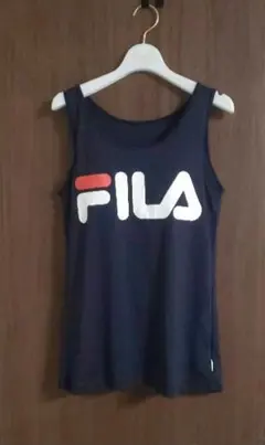 FILA ネイビー タンクトップ Lサイズ スポーツウェア トップスのサムネイル