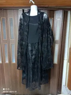 める様専用 ブラック ノースリーブ ロングドレス