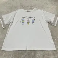 メゾピアノジュニア　スヌーピー　Tシャツ　M 150cm半袖　夏服のサムネイル