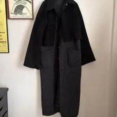 VACANCY アウター ウールライクショート＆キルティング中綿コート ロング