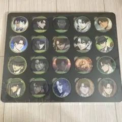 進撃の巨人 リヴァイ 缶バッジ20個セット