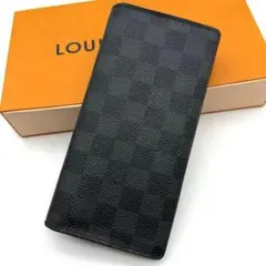 ルイヴィトン ダミエ グラフィット ブラザ 黒 長財布