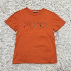 EMILIO PUCCI ハーフパンツ L オレンジ ロゴ刻印 イタリア製 EMILIO PUCCI ロゴTシャツ イタリア製 オレンジ XS - メルカリ