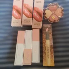 リップグロス3本とアイシャドウパレットセット