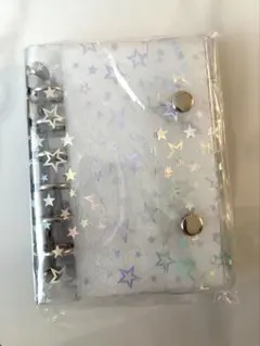 ホログラム　星柄　リフィルつき　シール帳