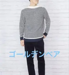 ＊ゴールデンベア＊ガンジーニット＊メンズ＊Mサイズ＊ウール＊