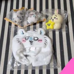 ちいかわ モモンガ ウサギ フィギュア ねこのかぶりもの 星といっしょライト
