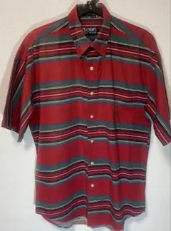 ヴィンテージ「CHAPS」 ボタンダウン カジュアルな襟付き半袖シャツ L