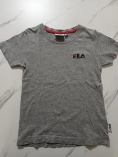 FILA フィラ　半袖　Tシャツ　120 グレー　ロゴ刺繍のサムネイル