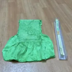 新品未使用　緑 絞り帯揚げ・帯締めセット