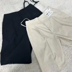 ［専用］ユニクロ × セオリー 感動タックイージーショートパンツ 白のみS