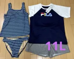 新品　11L 水着　FILA レディースセパレート　4点セットのサムネイル