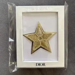 【非売品】DIOR ノベルティ 星型ブローチ ゴールド　ピンバッチ