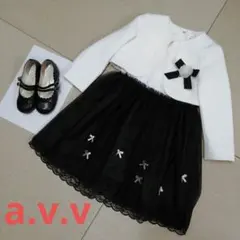 卒園•入学式に★a.v.vフォーマルワンピ＆ボレロ　キャサリンコテージの靴付き