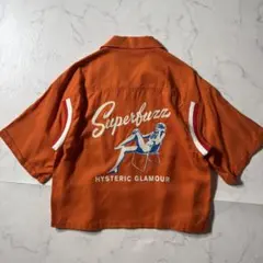 美品】ヒステリックグラマー　ボーリングシャツ　ヒスガール　オープンカラー　Y2Kのサムネイル