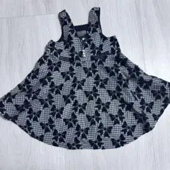 ニノ ninoduction リボン ワンピース ジャンスカ 100