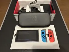 Nintendo Switch ネオンブルー/ネオンレッド 本体 (ポーチ付)