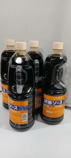 16日まで値引きハグルマ ウスターソース 徳用 1.8L 4本セットのサムネイル