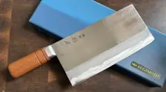 東京 杉本 6号　中華包丁　220mm 包丁　白鋼　美品　未使用　本職のサムネイル