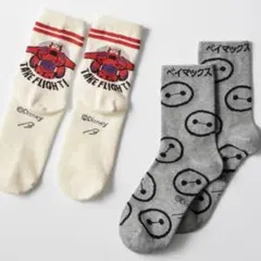 ディズニー　ベイマックス 2足　ソックス　新品未使用