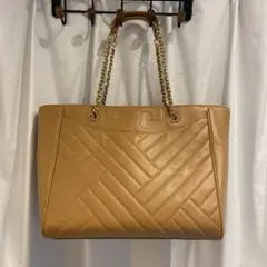 トリバーチ トートバッグ ベージュ