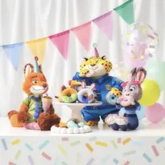タグ付き ズートピア10周年 ジュディ ニック クロウハウザー 3点セット