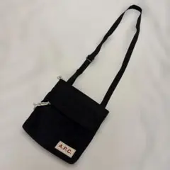 A.P.C. ショルダーバッグ ナイロン サコッシュ ブラック 黒 ユニセックス