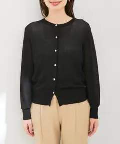 V.I.S ブラック カーディガン Mサイズ