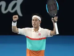 UNIQLO ユニクロ　錦織圭　ドライEX テニス　ポロシャツ　ストレッチ