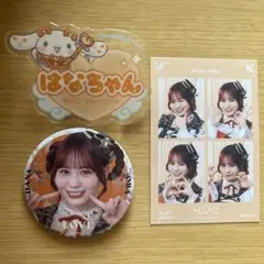 シナモロール 缶バッジ & 4カット写真セット