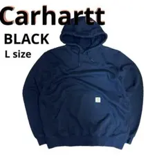 【Carhartt】　プルオーバー　パーカー　フーディー　L ブラック