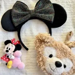 ディズニー ミニー カチューシャ キーホルダー ダッフィー ポシェット