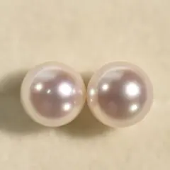 新品・百貨店商品／総本店】2474天女級8.0-8.5mmPTアコヤ真珠ピアス