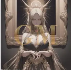 真作 原画 限定一点 先着1名 油絵風 美術館の額縁風『記録の外に立つ者