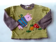 綿100％ECRUEdesJOLIE　95サイズ　トップス　トレーナー