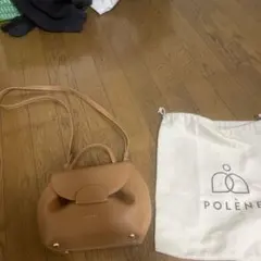 POLÈNE ブラウン Béri エディション キャメル テクスチャード - メルカリ