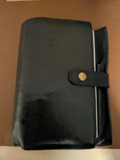 【IL BISONTE】イルビゾンテ A5 システム手帳 ジッパーポケット付き