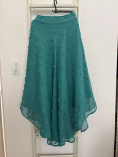 フレアスカート ターコイズブルーのサムネイル