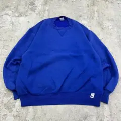 テ*ノ様 USA製　ラッセルアスレチック　前V　無地　ブランクスウェット　古着